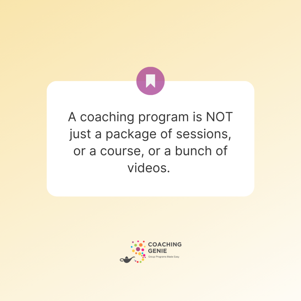 create your own coaching program