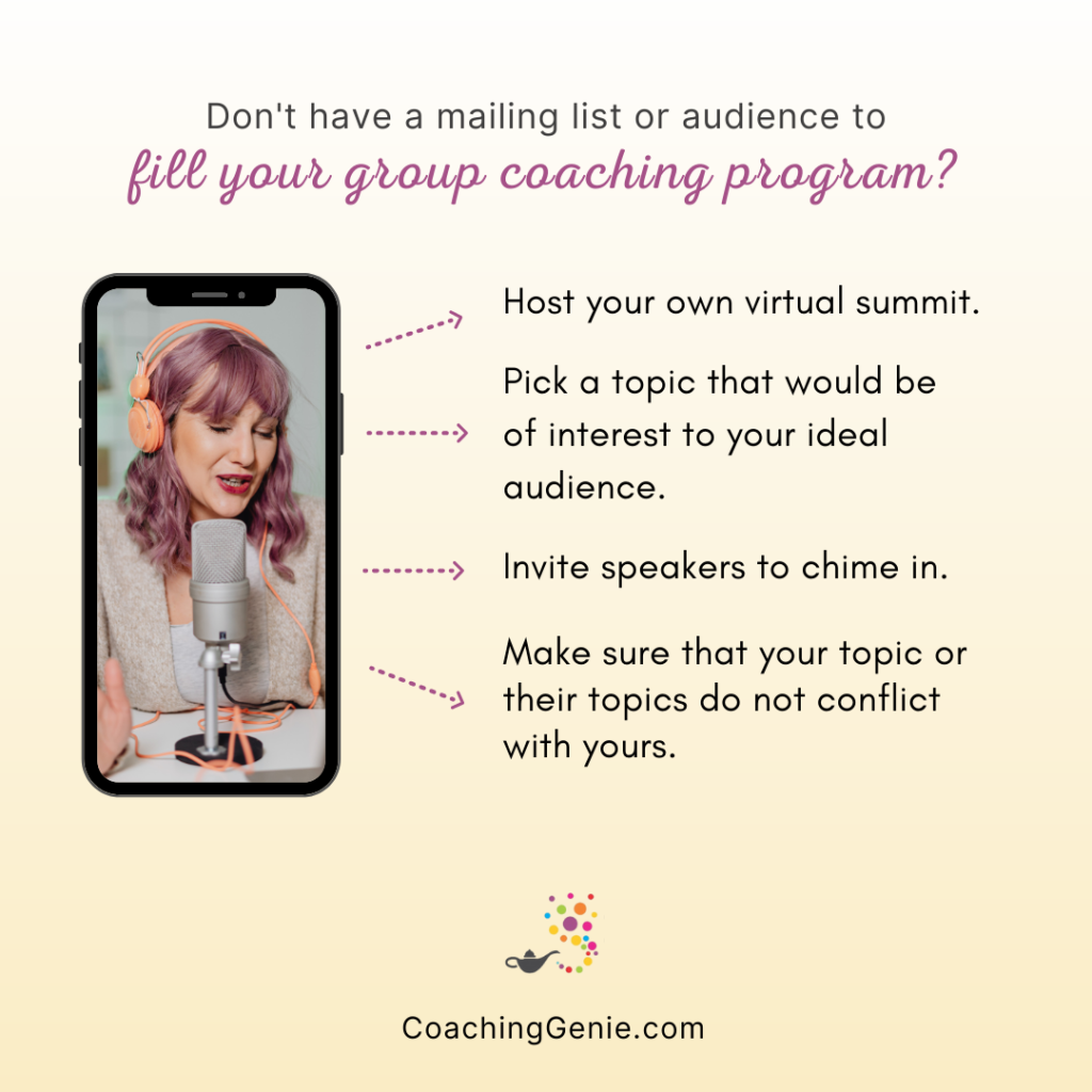 how to sell a coaching program