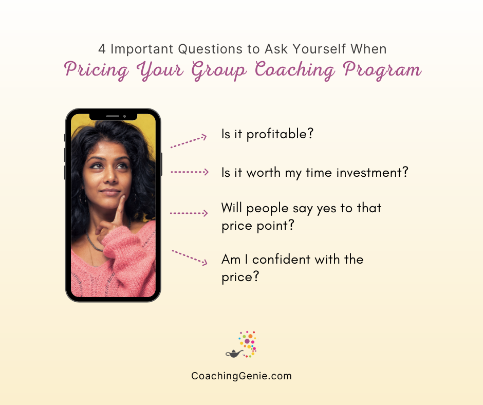 how to price your group coaching program